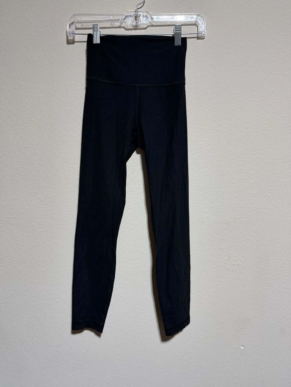 Lululemon Align High-Rise Ribbed Leggings Black Size 2